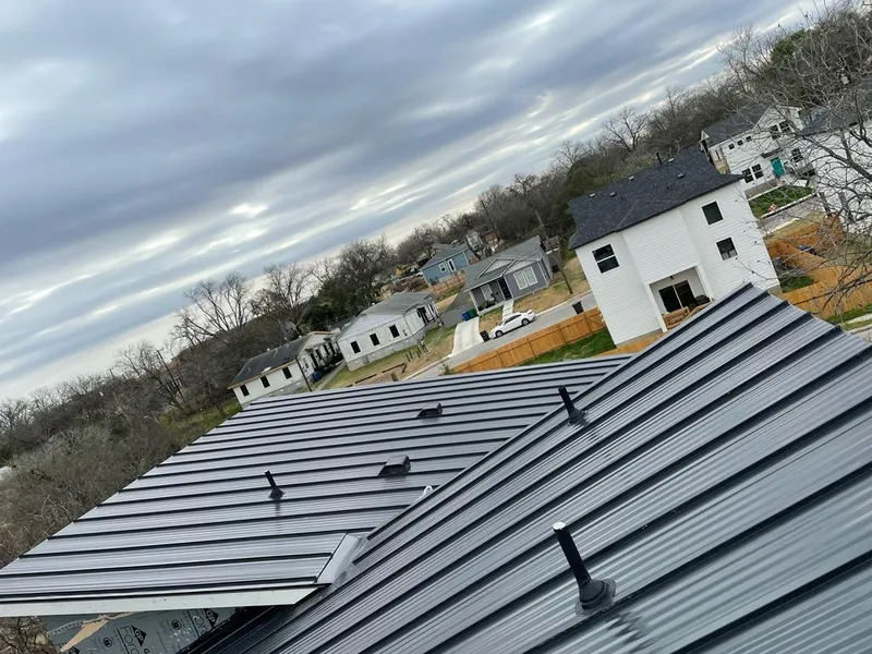 Standing seam metal roof panels with vents for Skylight Repair in Kailua
